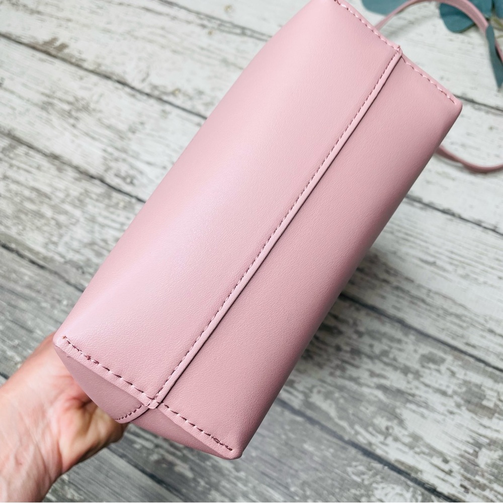 Anthropologie Samara Peony Pink Crossbody Bag - Picture 6 of 10